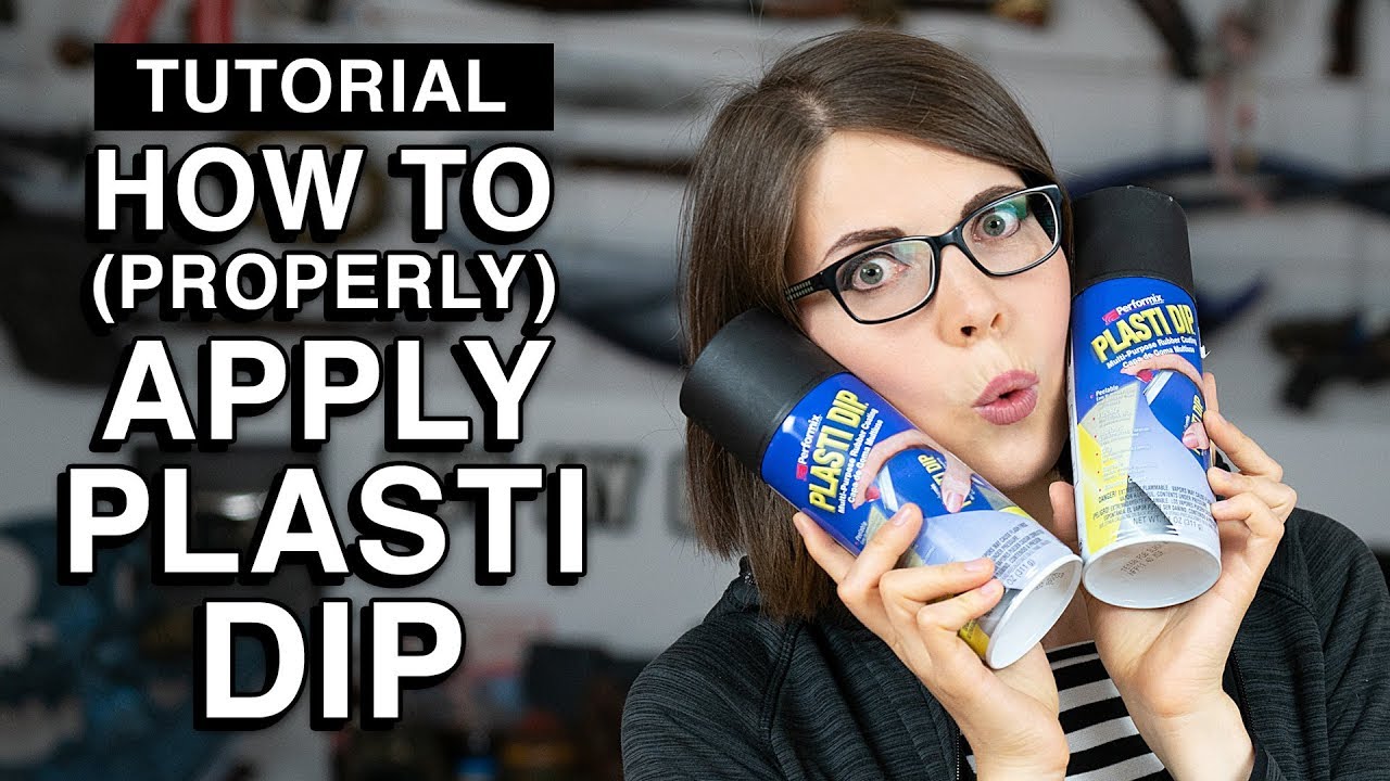 How to apply PlastiDip - Cosplay Tutorial