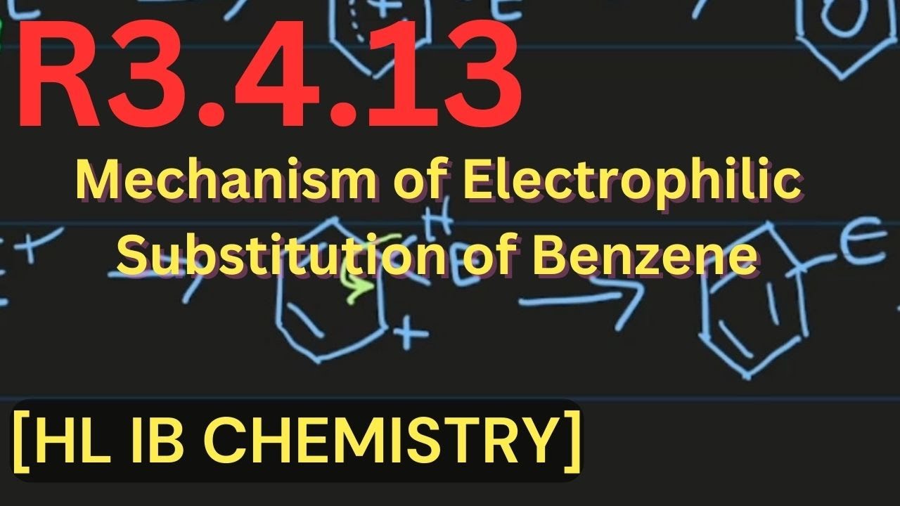 R3.4.13 Mechanism of Electrophilic Substitution of Benzene [HL IB Chemistry]