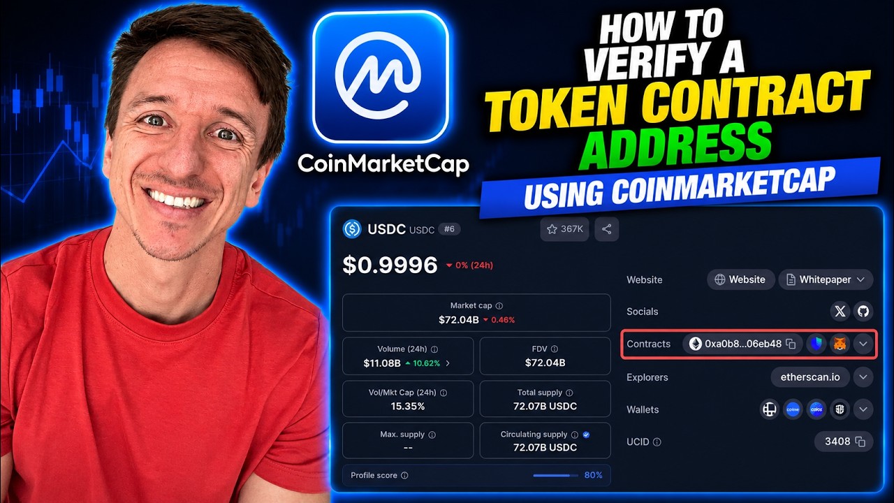 How To Verify A Token Contract Address Using CoinMarketCap