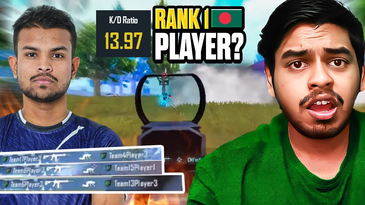 INTERNATIONAL BANGLADESH RANK 1 ASSAULTER ?? It's DEaThStorM BEST Moments in PUBG Mobile