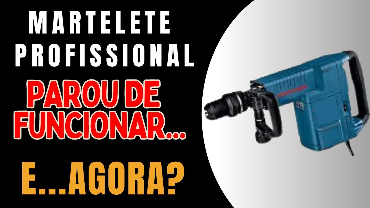 Como Consertar Martelete 10KG - (Mecânica Bosch GSH11e) - 2026