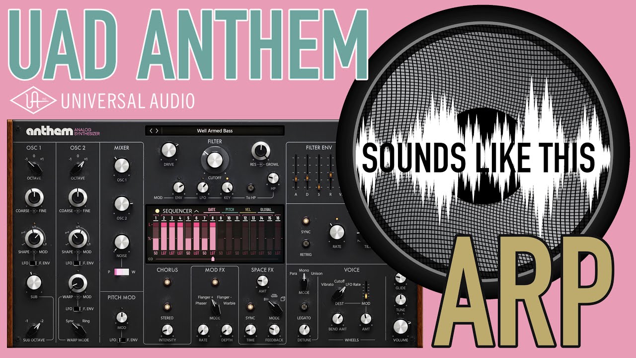 Universal Audio UAD Anthem ARP | Sounds Like This