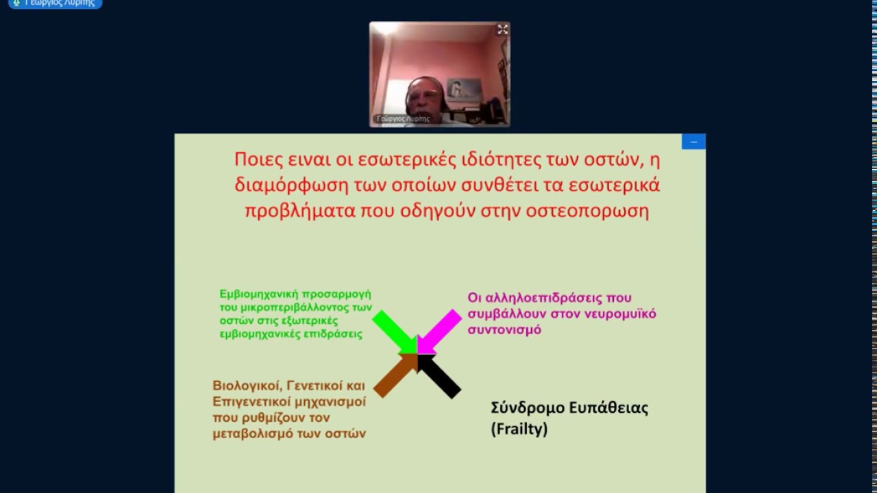 WEBINAR ΕΛΙΟΣ: Προτάσεις για αναθεώρηση του ορισμού της οστεοπόρωσης