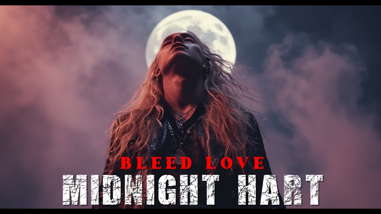 MIDNIGHT HART - Bleed Love  (Black Romantic AOR / Hard Rock)