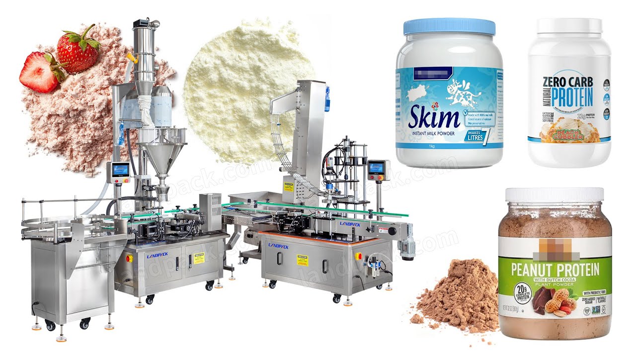 Automatic Protein Powder Filling Capping Machine