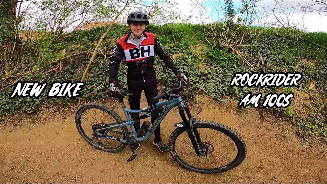 NEW BIKE🚲 ( rockrider AM 100s) Adrien présente son nouveau vtt