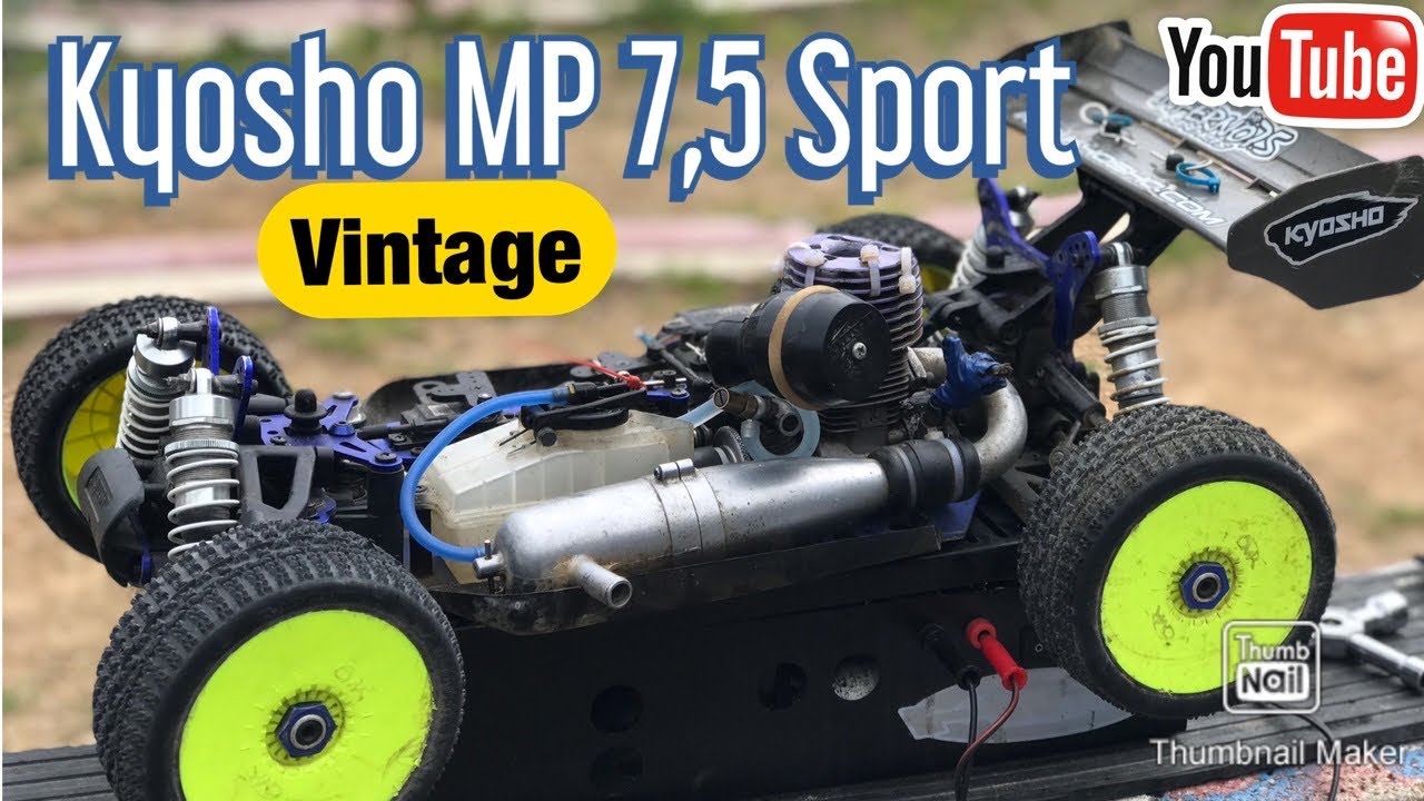 🔥KYOSHO VINTAGE MP 7,5 SPORT - MOTEUR GXR 28 K - 1000ème DEMARRAGE !!! 🔥🔥🔥