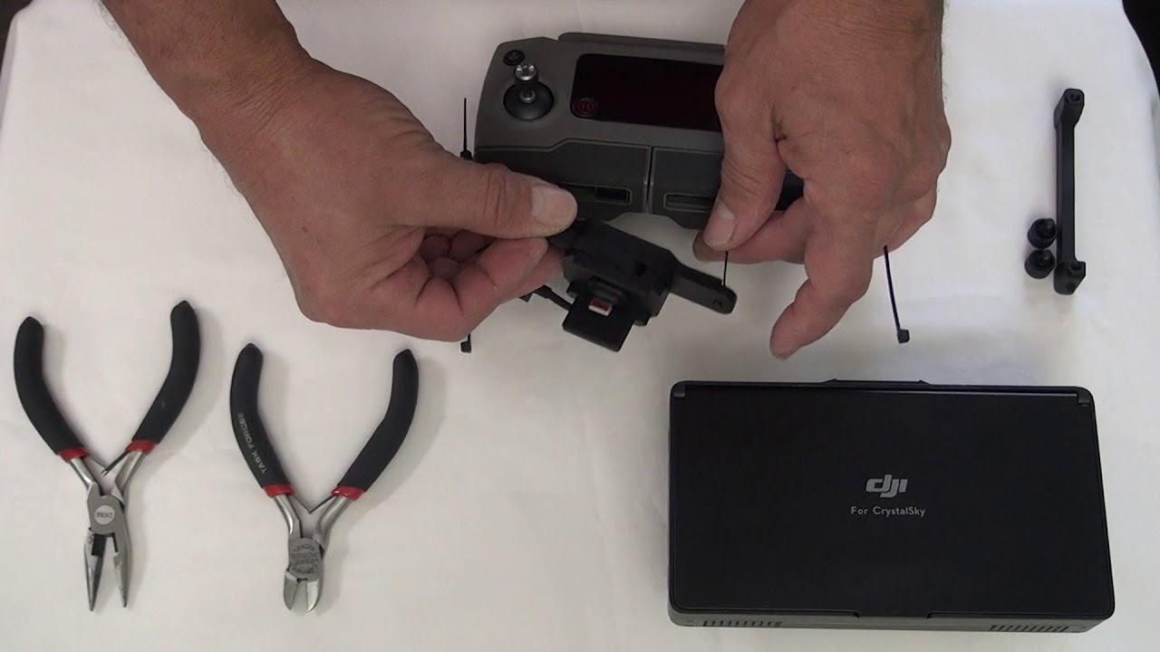 Модификация крепления Dji CrystalSky 5.5 для Mavic 2 Pro и Zoom Controller