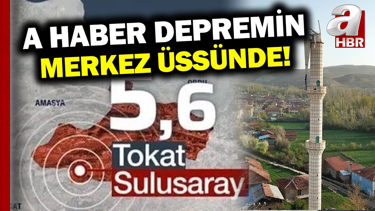 Tokat Beşik Gibi Sallandı! A Haber Depremin Merkez Üssünde! | A Haber