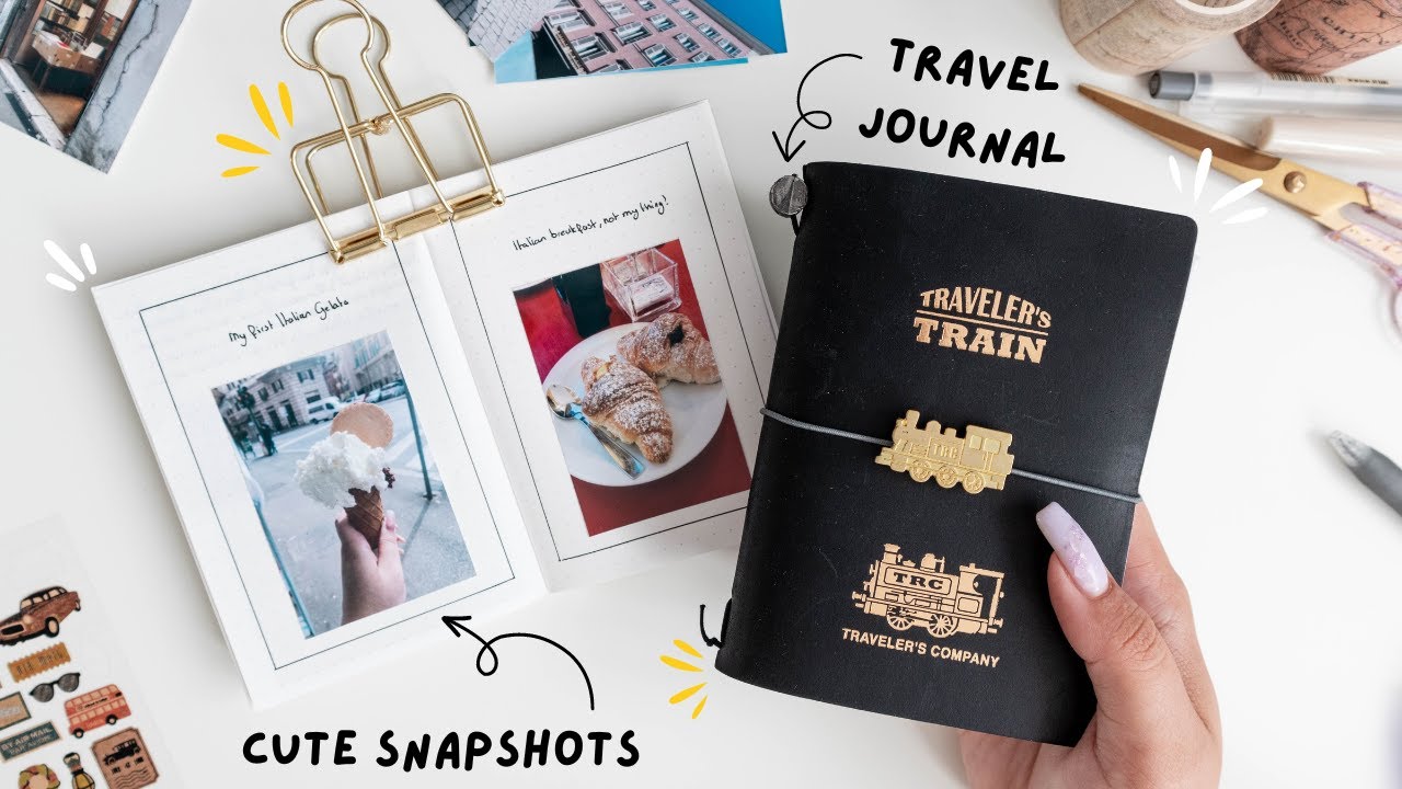 Travel Journal With Me For Rome, Italy | Limited edition Traveler's notebook passport size
