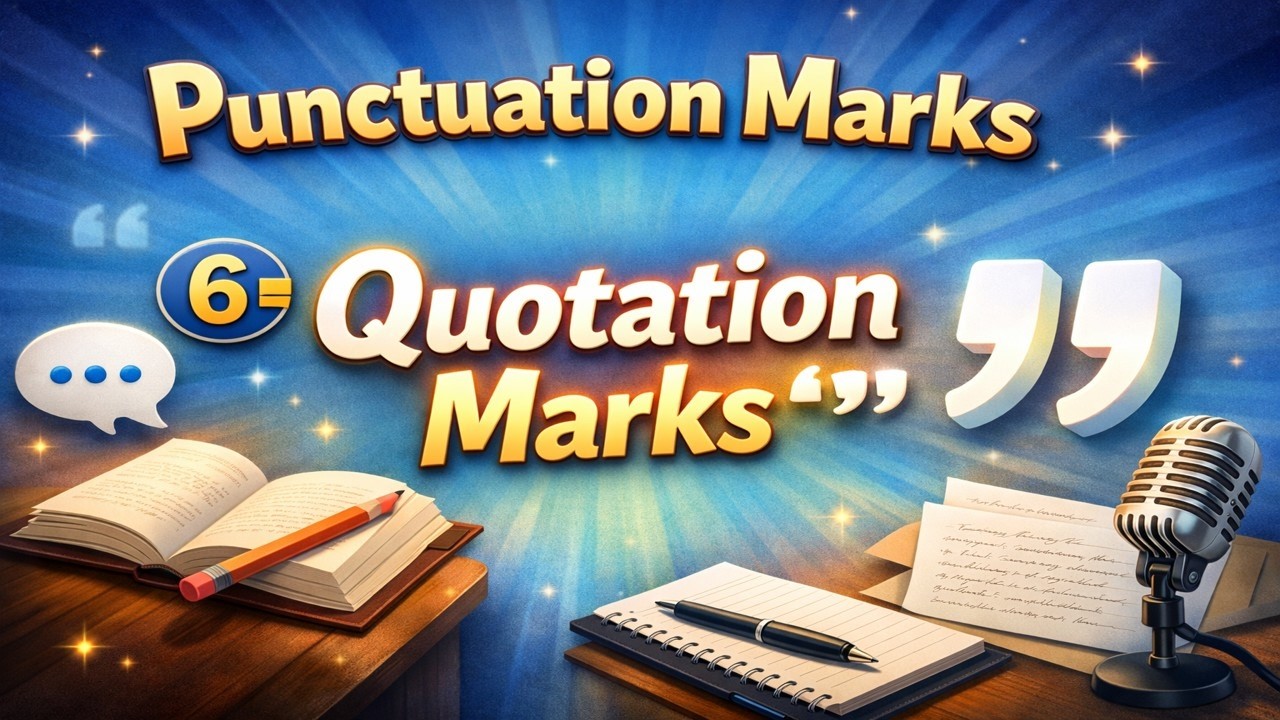 Punctuation Marks | Quotation Marks ( “ ” )