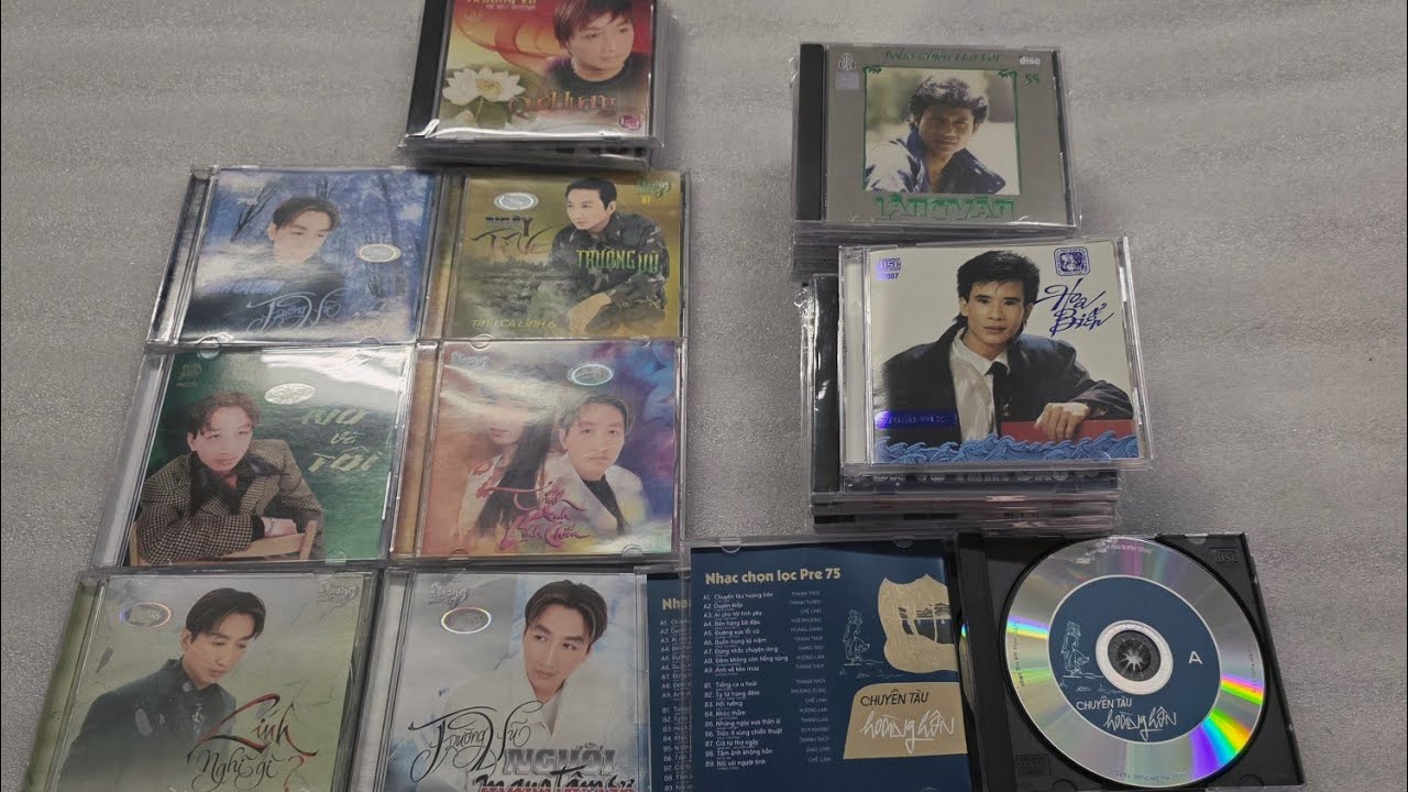 CD gốc Trường Vũ. CD Bolero tái bản, made in USA. Thanh lý CD Phono 50k. MD Sài Gòn : 0907406222.