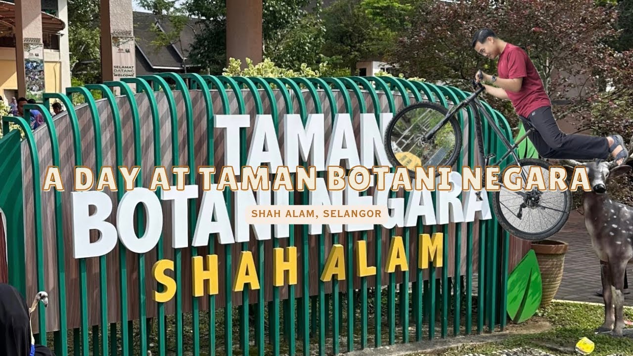 Taman botani negara, shah alam 🐻 (aesthetic vlog) || Malaysia