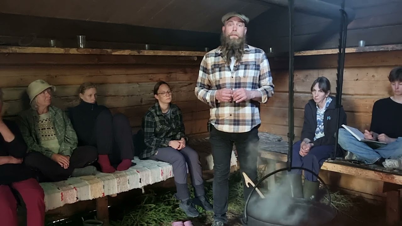 Jägaren och skogsrået, en historia från eldhuset i Arvselens fäbod. @tapplarsarnesson