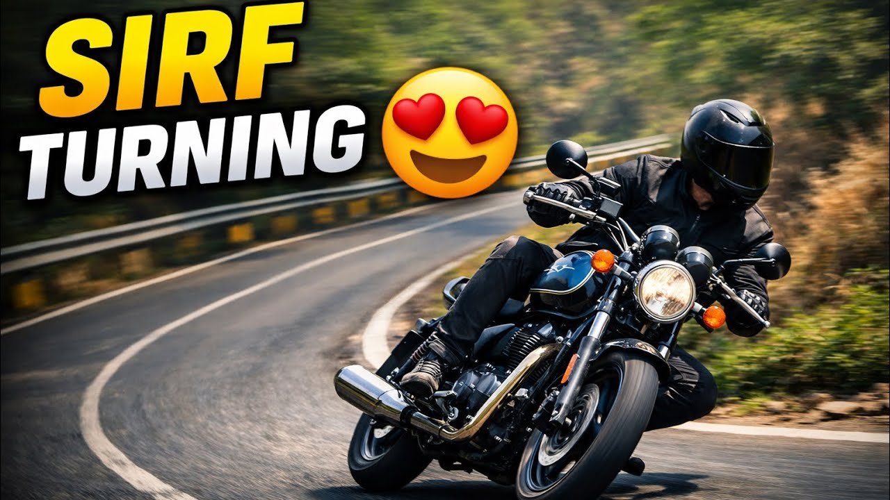 Sirf Turning 😍 Meteor 350 Ka Asli Maza | Smooth Lean Test