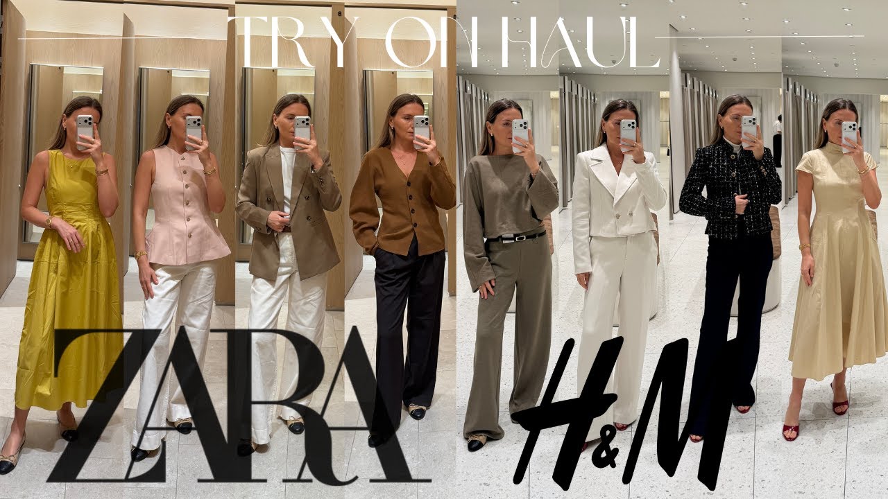Новинки от ZARA и H&M ** | Примерка | ** + Распаковка новой сумки