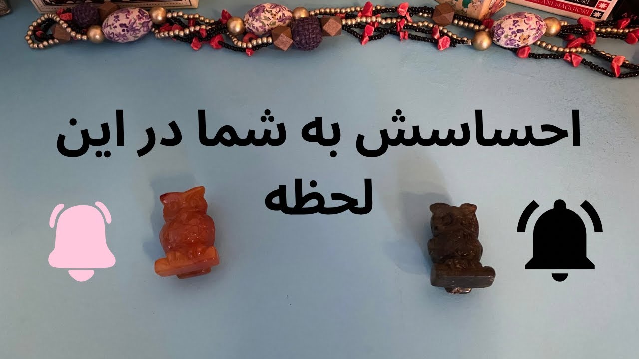 تاروت گل و گلدون - احساسش به شما در این لحظه -دو گزینه ای -بدون زمان