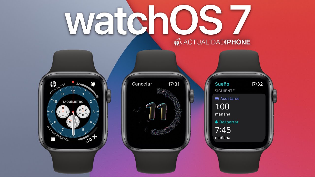 Novedades de watchOS 7