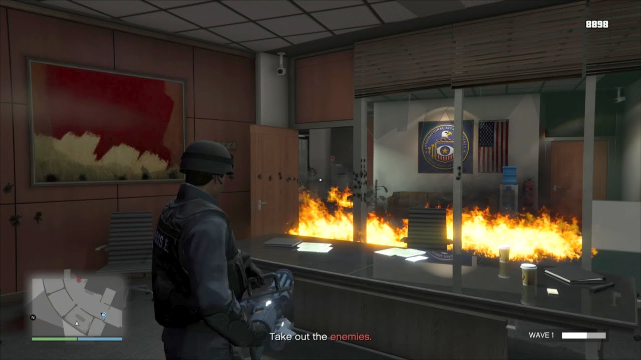 Survival inside the IAA building