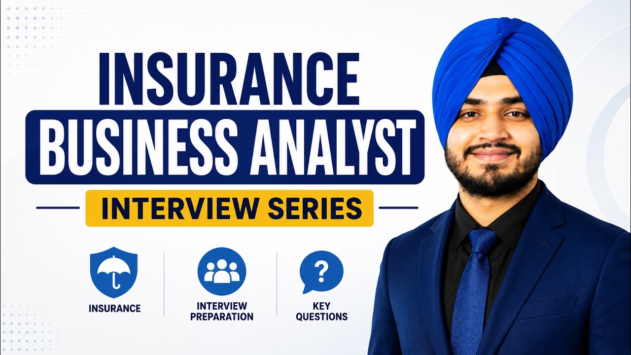 Insurance Domain Interview Questions for Business Analyst | Part 1 | Underwriting & Claims