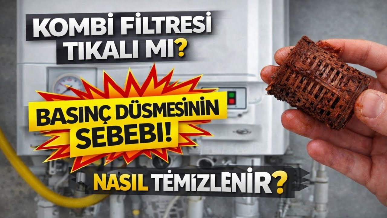 Kombi Filtre Temizliği Nasıl Yapılır? (Uygulamalı Adım Adım Anlatım) #petekTemizliği#KombiBakımı#diy