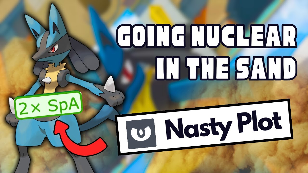 Nasty Plot Lucario in Sand is Actually BROKEN - Gen 9 OU