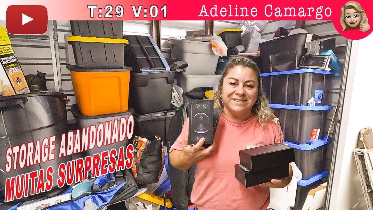 Arrematei mais leilão de storage abandonado, cada caixa uma surpresa emocionante @AdelineCamargo