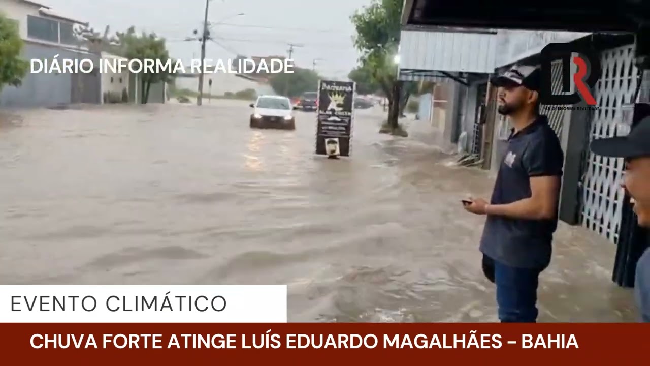 Chuva forte atinge Luís Eduardo Magalhães por dois dias consecutivos