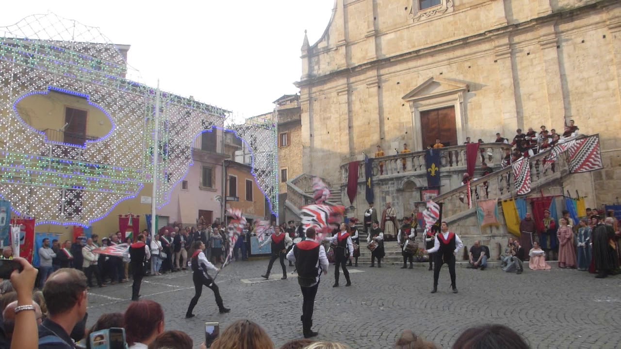 Sbandieratori Velletri - Contrade e Borghi - Rievocazione storica 2018 - Scurcola Marsicana