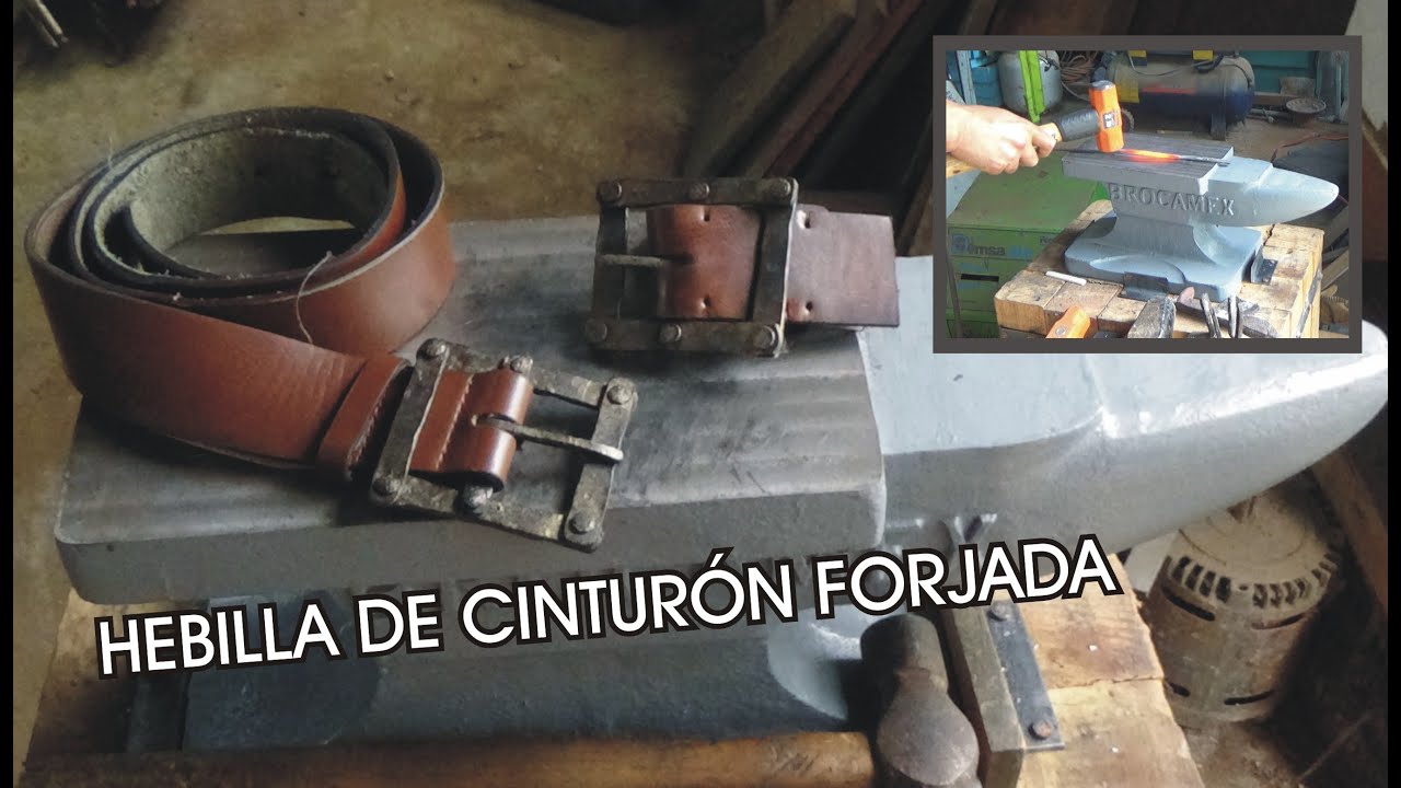Como hacer hebilla de cinturón forjada editado