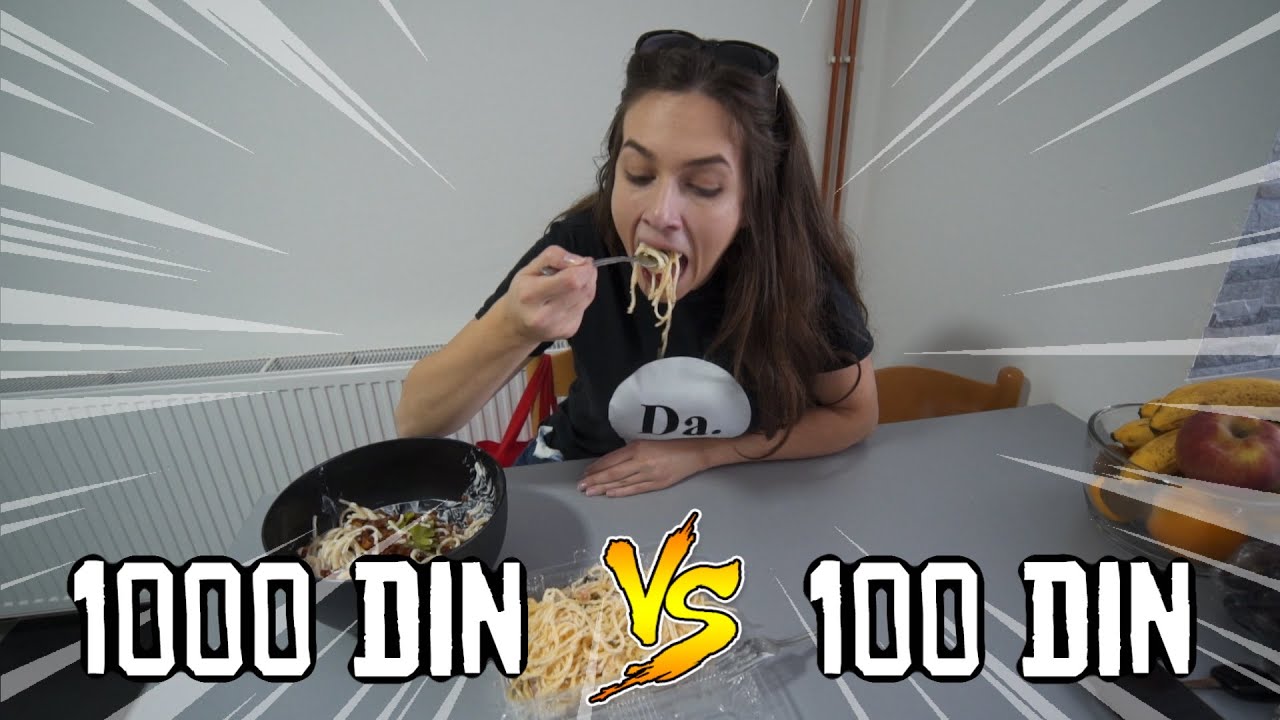 TESTENINA 1000 DIN VS TESTENINA 100 DIN