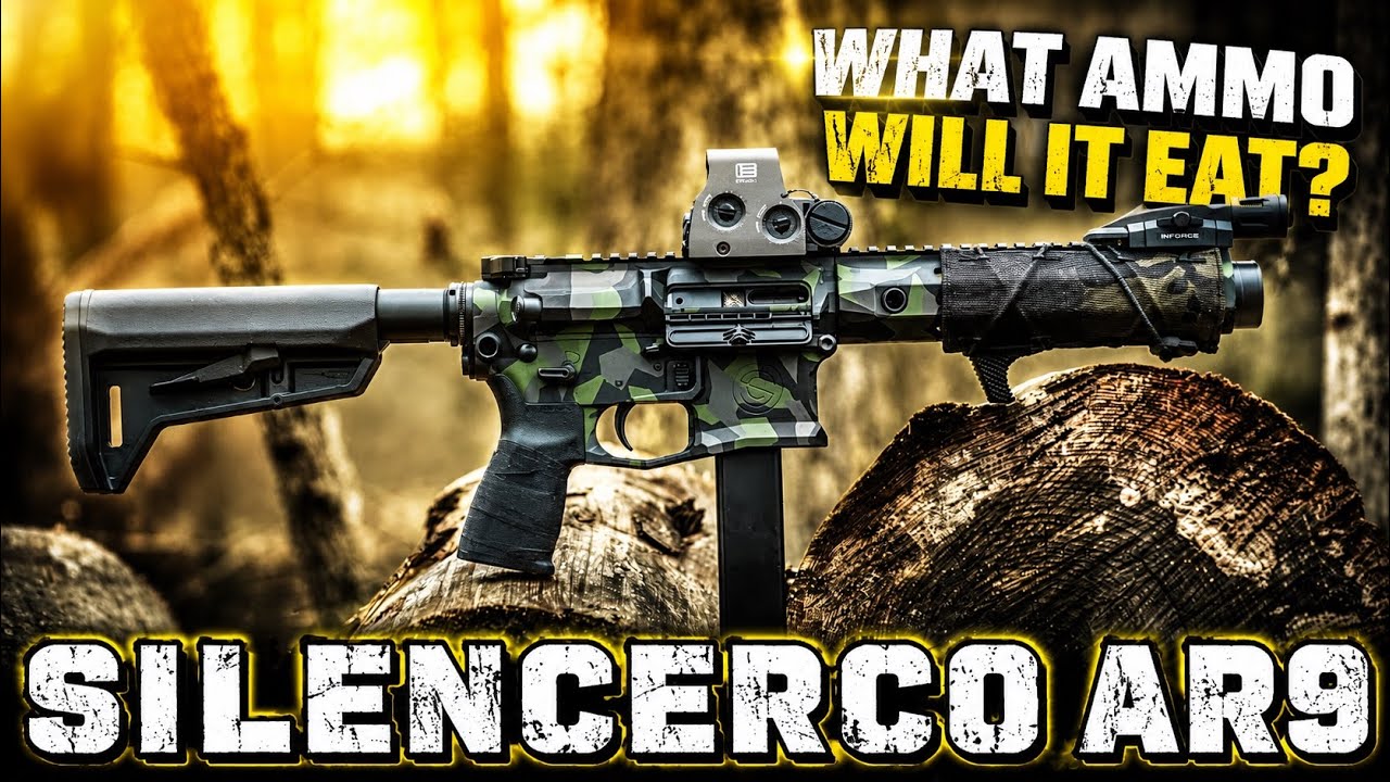 SilencerCo AR9  w/ Omega 9k