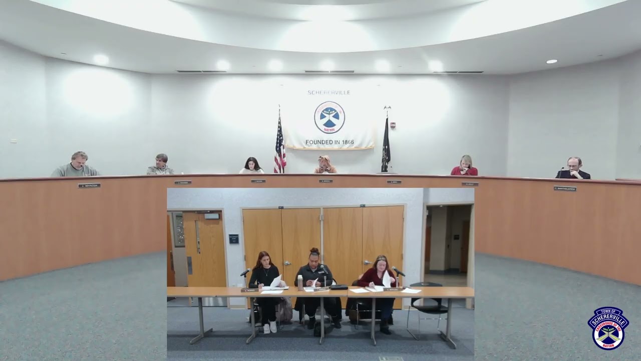 December 3, 2025 Town of Schererville Park Board Meeting
