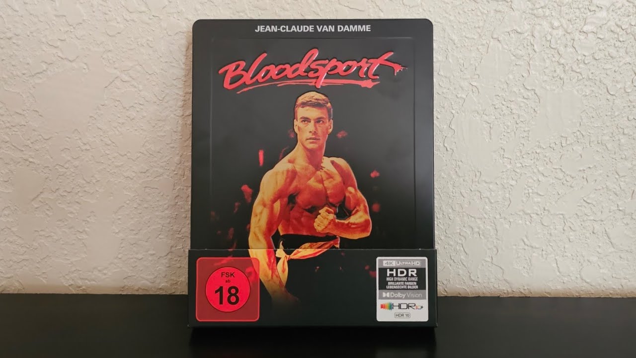 Bloodsport 4KUHD/Blu ray Steelbook unboxing