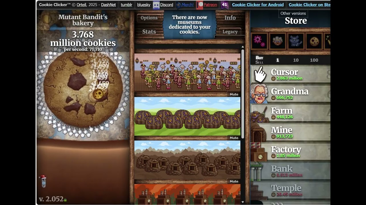 i baked 167m cookies in cookie clicker