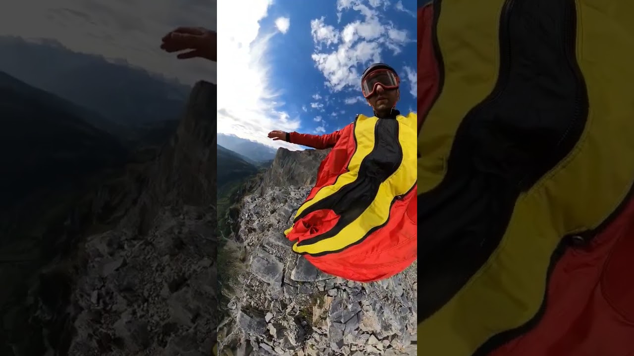 vélo + Base jump = happiness