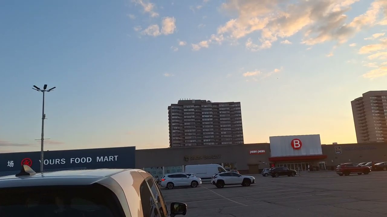Bridlewood Mall sunset (July 11th 2024) 