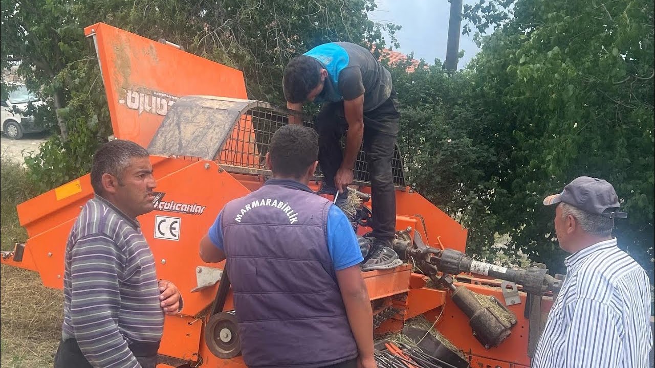 Günçalı Köyünde Yonca Balya Yapımı 