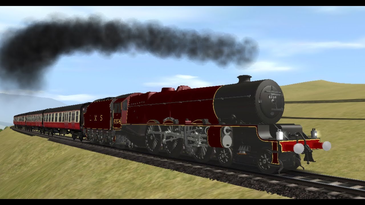 Hawes Junction-historical ride-driving the LMS princess royal class (Trainz 2 #14)