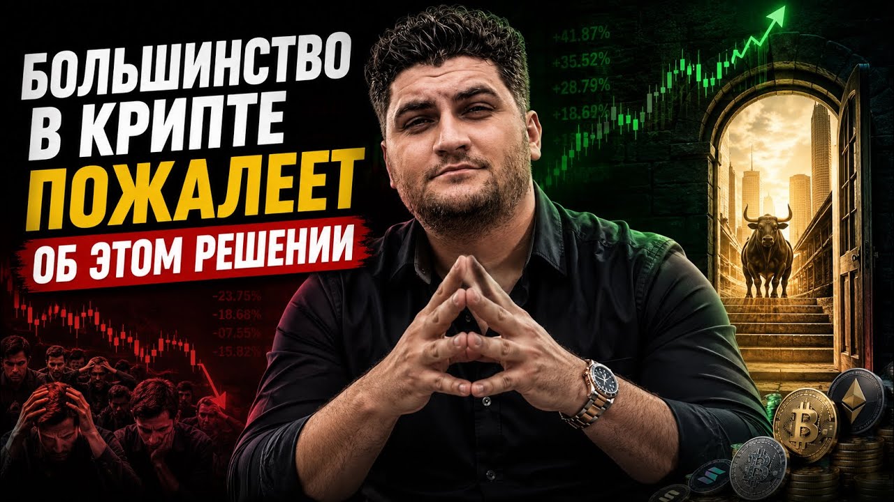 БОЛЬШИНСТВО В КРИПТЕ ПОЖАЛЕЕТ ОБ ЭТОМ РЕШЕНИИ