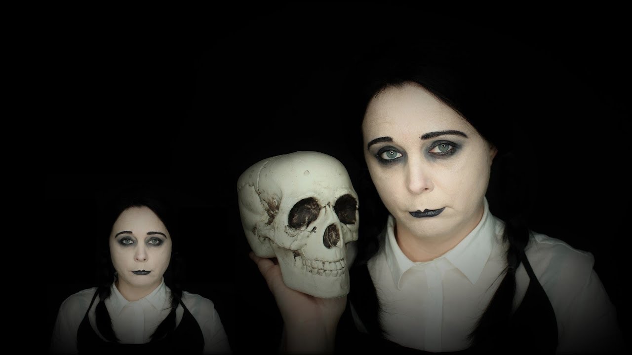 Wednesday Addams - Easy Makeup Tutorial!! 31 DAYS OF HALLOWEEN | Nicole Chantell