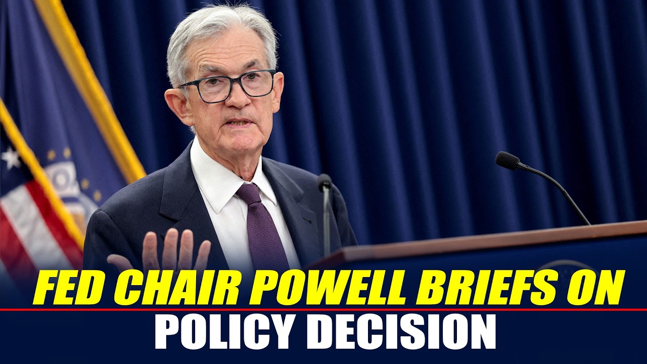 WATCH LIVE: Fed Chair Jerome Powell holds news conference on Fed policy decision I USA I Economy