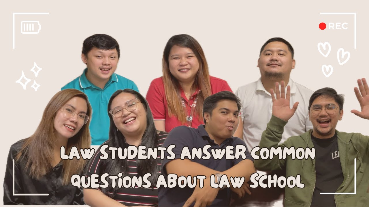 Law Students Answer Common Questions About Law School | Part 1