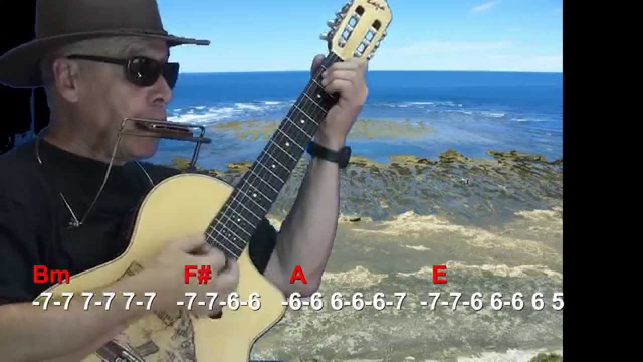 Nº 030 Hotel California (The Eagles) harmonica ( D-G )song+tab+chors Mundharmonika