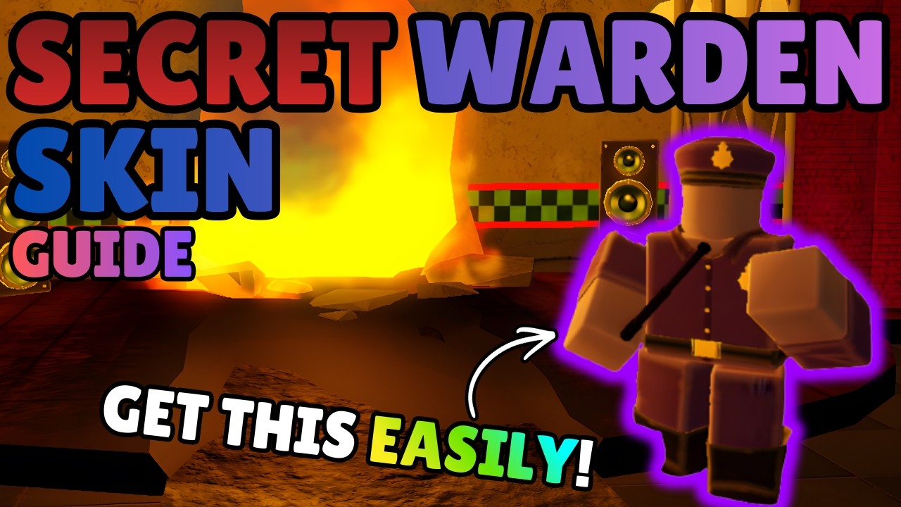 [GUIDE] How To GET SECRET Skin For WARDEN In TDS!? | Violent Souls - P1 POV