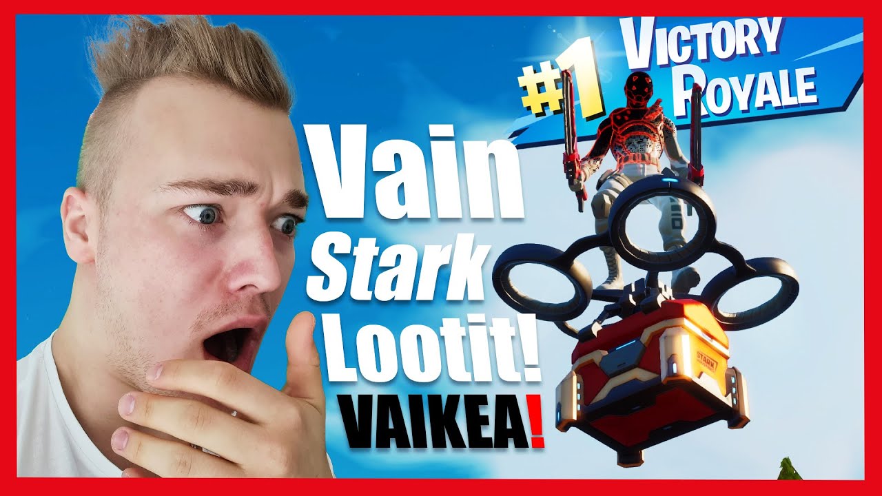 VAIN STARK TECH LUUTTI HAASTE | Fortnite Suomi
