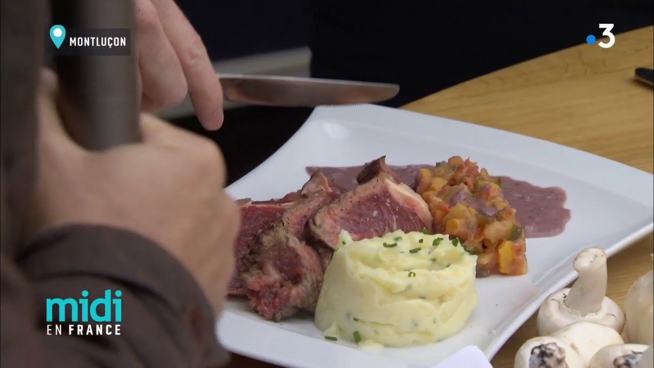 Côte de boeuf charolaise, écrasé de pommes de terre