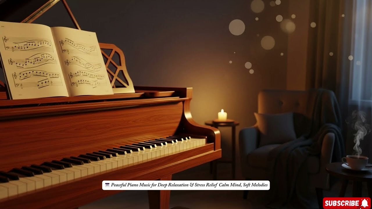 🎹 Peaceful Piano Music for Deep Relaxation & Stre