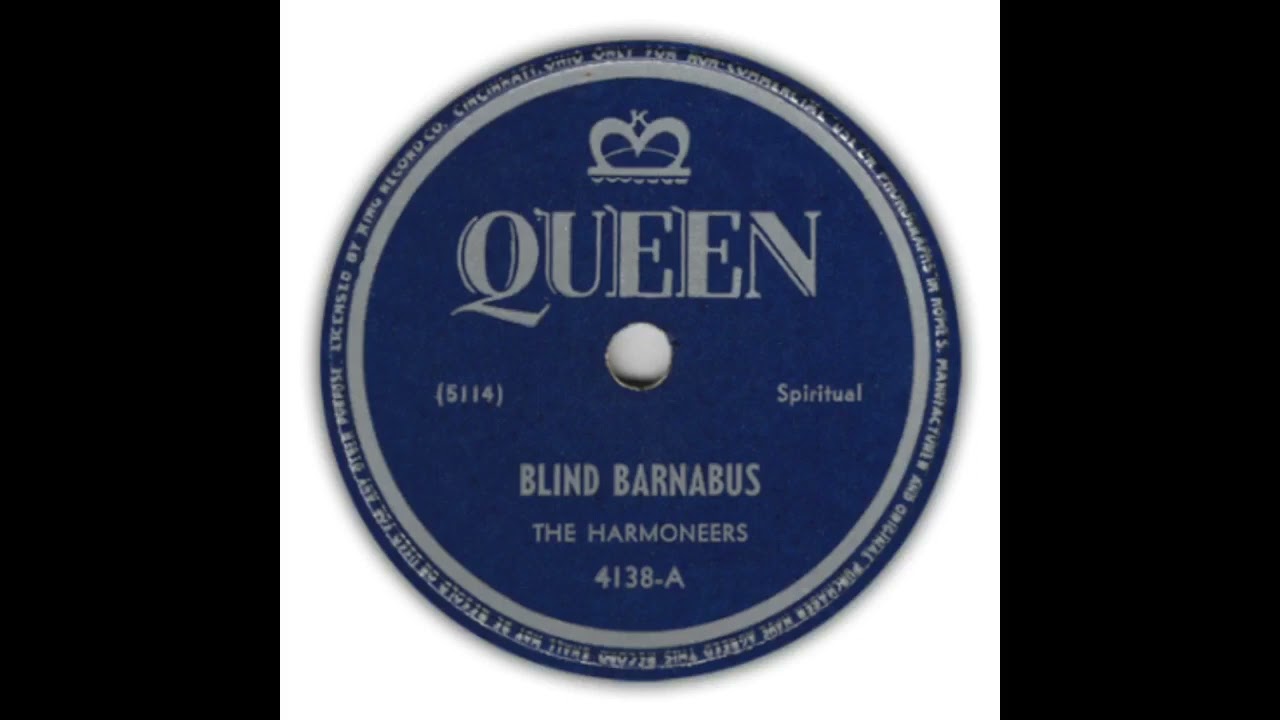 The Harmoneers - Blind Barnabus.
