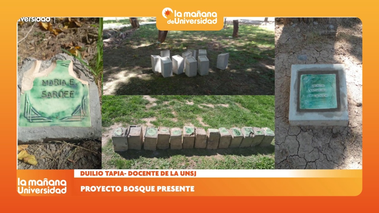 UNSJ impulsa “Bosque Presente” para mantener viva la memoria de los desaparecidos de la dictadura